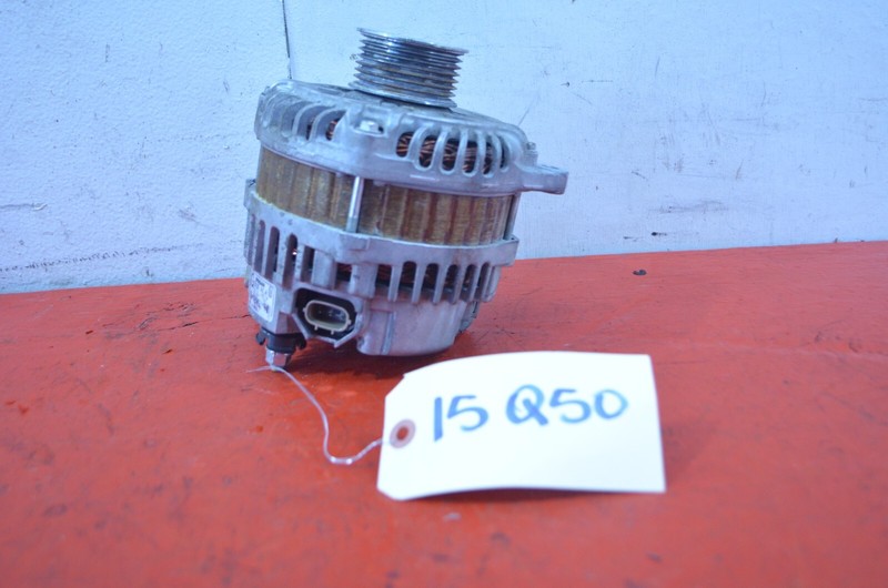 14-15 INFINITI Q50 3.7L ENGINE ALTERNATOR OEM
