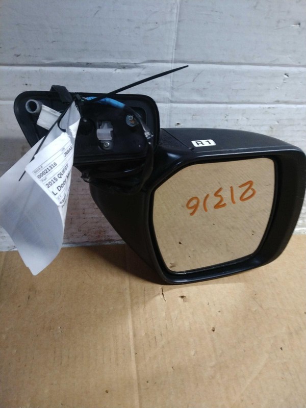 2015 Nissan Quest Left Door Mirror Assembly White OEM Used 137K Miles