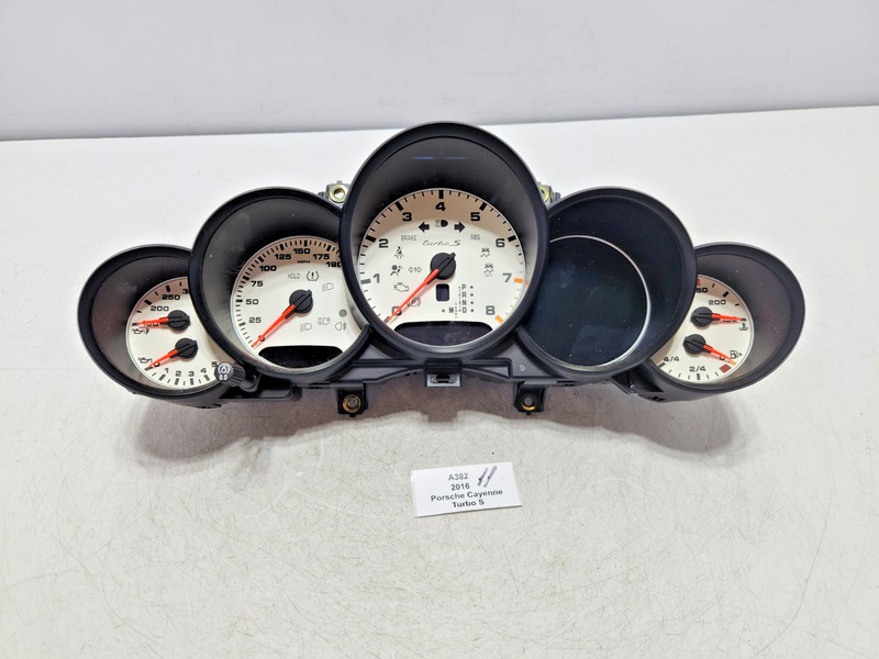✅ 2015-2016 OEM Porsche Cayenne Turbo S 958 4.8L Instrument Cluster Speedometer