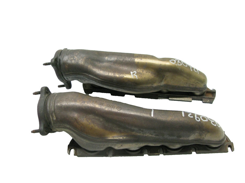 08-12 AUDI 8T S5 QUATTRO 4.2 EXHAUST MANIFOLD DRIVER PASSENGER SET OEM 030921