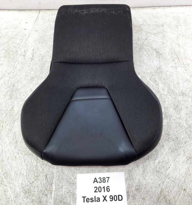 ✅ 2016-2020 Tesla Model X S Front Right Passenger Side Seat Upper Cushion Black