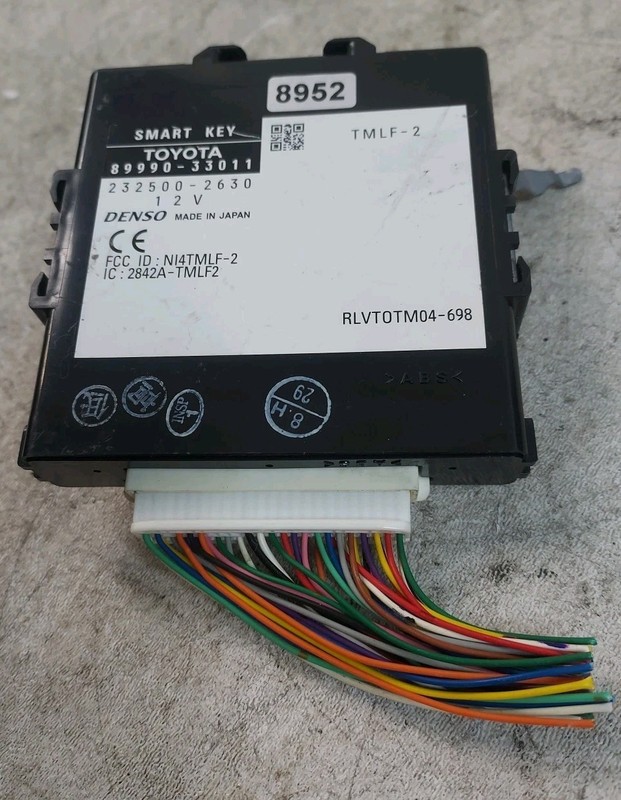 2007-2010 Toyota Camry Hybrid Smart Key Computer Module 89990-33011 OEM