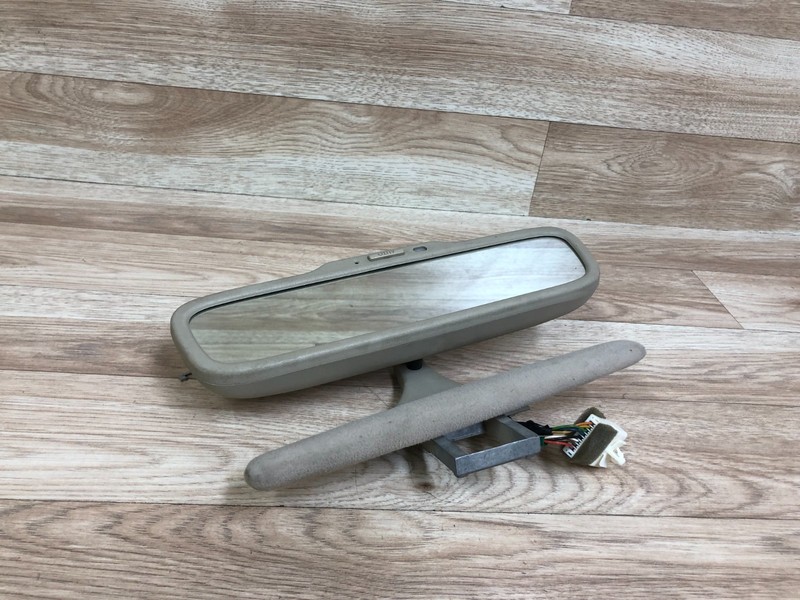 LEXUS OEM LS430 FRONT WINDSHIELD REARVIEW MIRROR TAN BEIGE 2001-2003