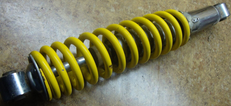 98 Yamaha Blaster YFS200 YFS 200 Front Right Left Shock Suspension Spring Yellow