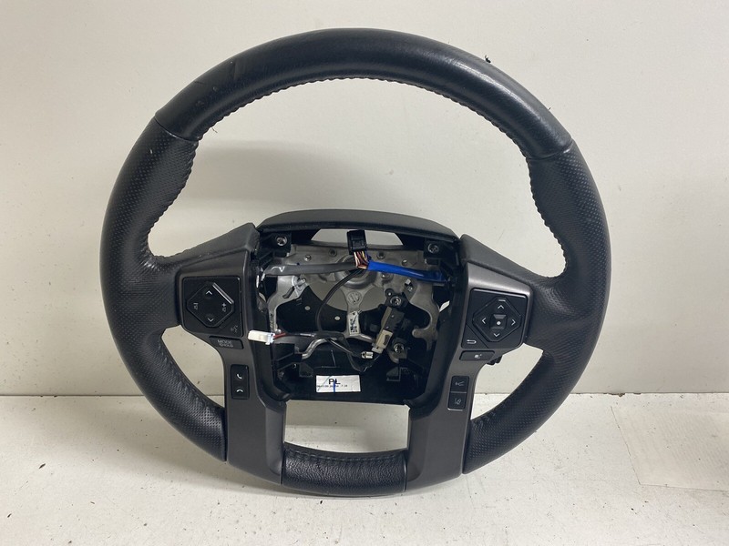 2016-2023 Toyota Tacoma TRD Steering Wheel Black Leather Wrapped Bluetooth Audio