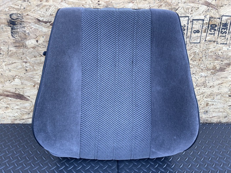 84-93 BMW E30 Right Passenger Top Back Rest Sport Seat Frame Cloth Anthrazit OEM