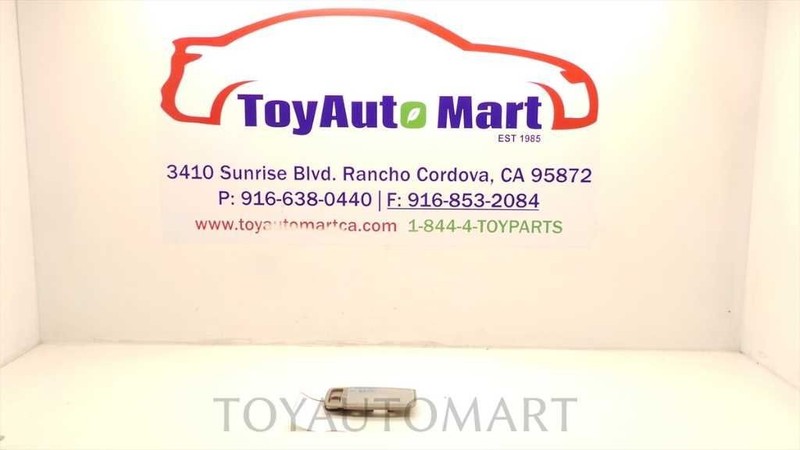 00 01 02 03 TOYOTA 4 RUNNER CENTER TAN DOME LAMP