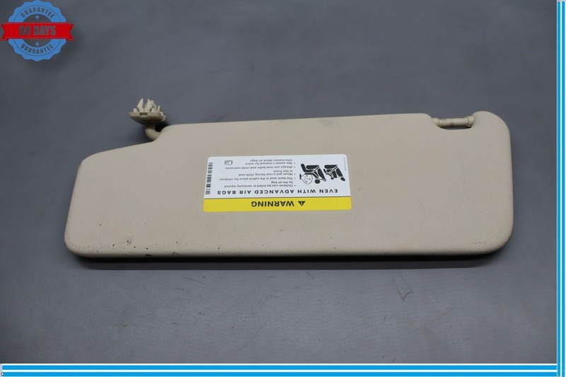 08-14 Mercedes W204 C350 C250 C300 Front Right Side Sunvisor Sun Visor Beige Oem