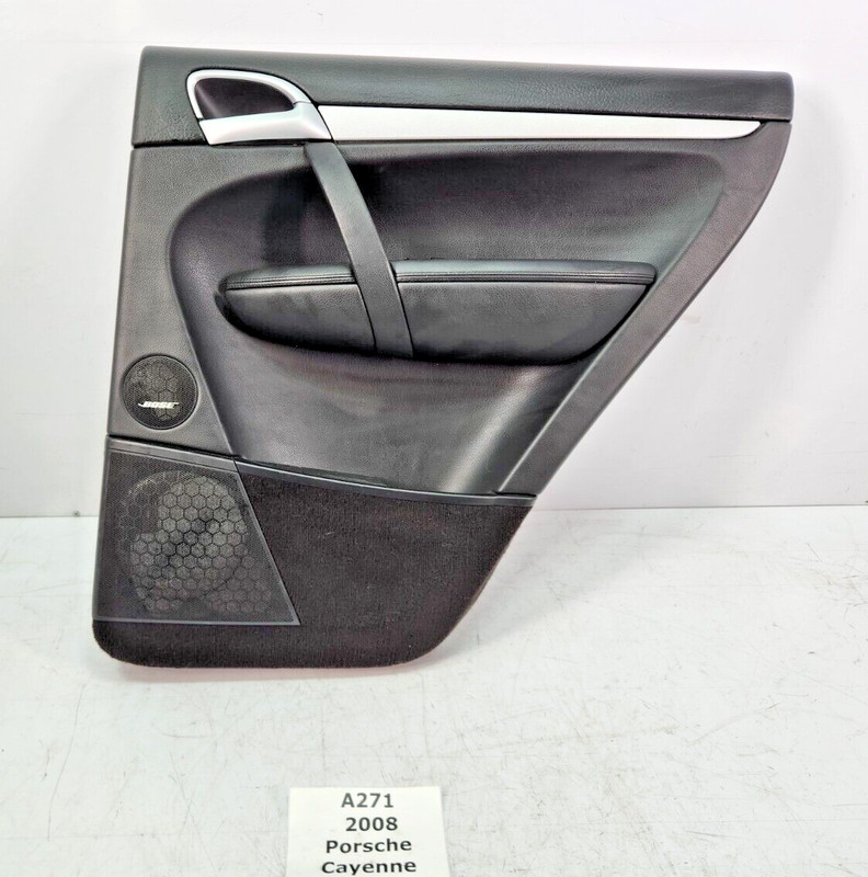 ✅ 03-10 OEM Porsche Cayenne 957 Rear Right Passenger Interior Door Panel Trim
