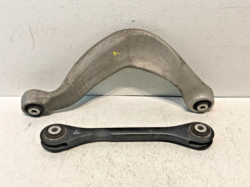 2008-2016 Audi A5 Rear Left Upper Lower Forward Control Arm Set Pair OEM