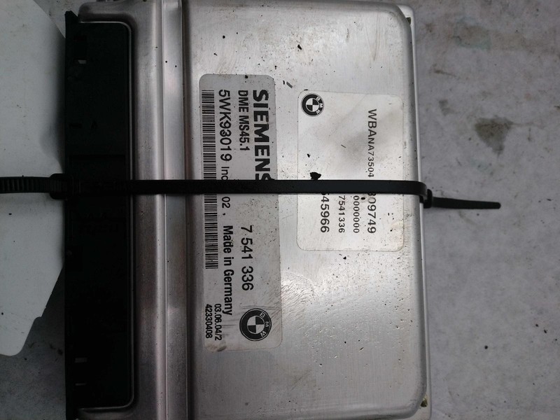 Used Engine Control Module (ECM) fits: 2004 Bmw 530I Electronic Control Module G
