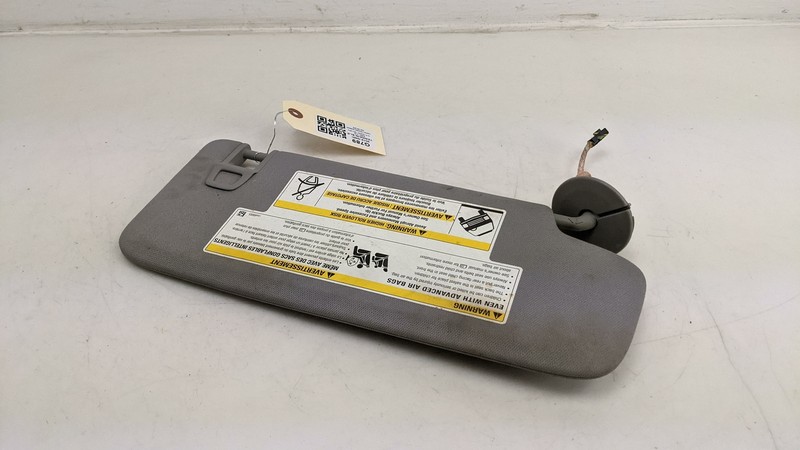 Left Driver Sun Visor Ash Gray 2019 GMC Terrain 2018 2020