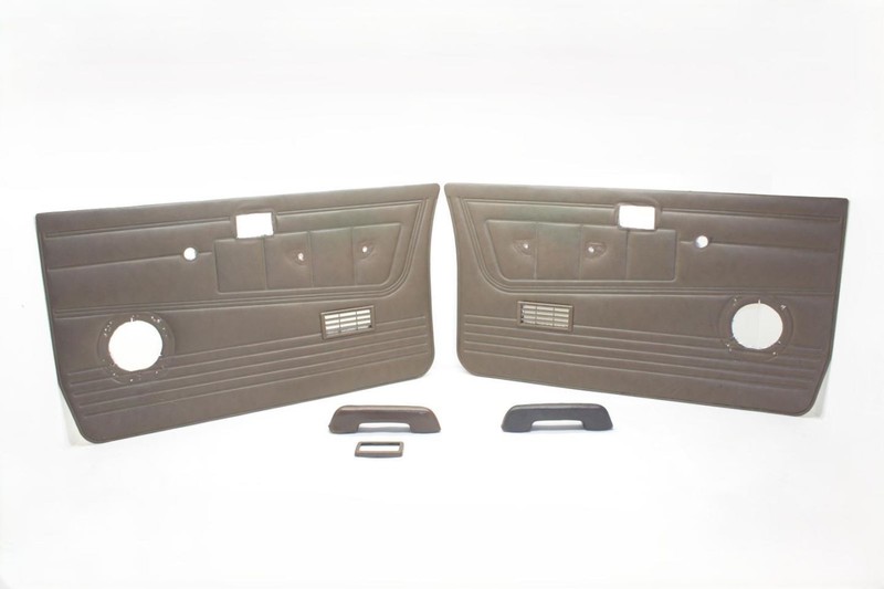 85-89 Nissan Pickup D21 Pair of Left and Right Door Trim Panel Door Cards