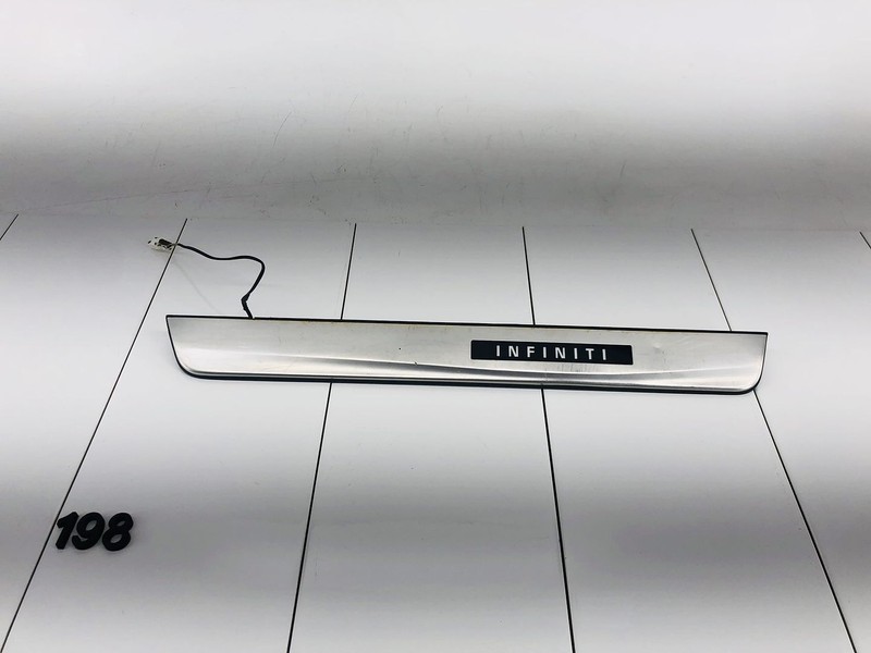 14-20 INFINITI Q50 FRONT LEFT DRIVER SIDE DOOR SILL SCUFF PLATE OEM