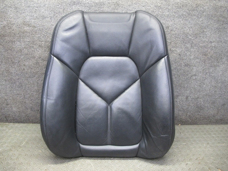 2011-2018 PORSCHE CAYENNE 958 FRONT SEAT LEFT SIDE UPPER LEATHER CUSHION BLACK
