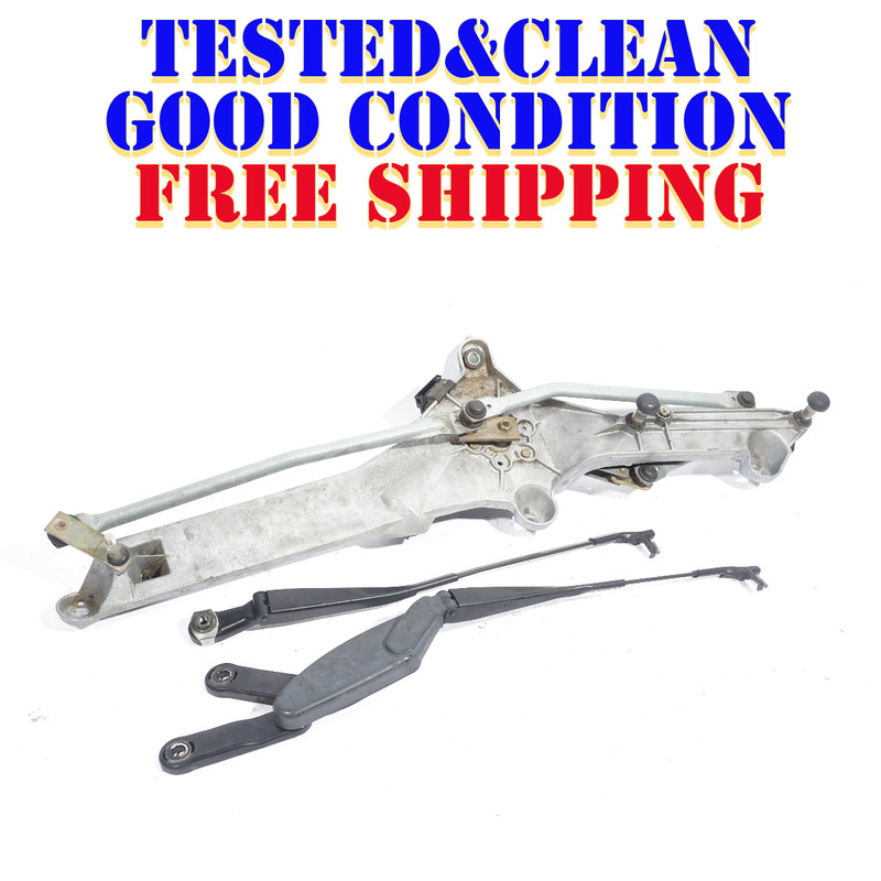 00-02 MERCEDES S500 S430 W220 WINDSHIELD WIPER MOTOR & WIPER ARM SET OEM