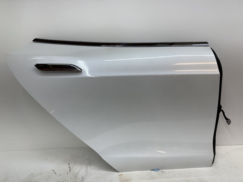 17-20 TESLA MODEL S REAR RIGHT PASSENGER SIDE DOOR SHELL ASSEMBLY WHITE 13014
