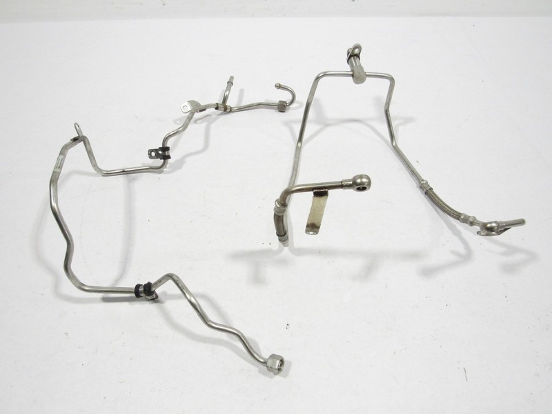 14-19 BMW X6 F16 2019 4.4L Engine Fuel Feed Supply Hose Pipe Line Set Pair |@1