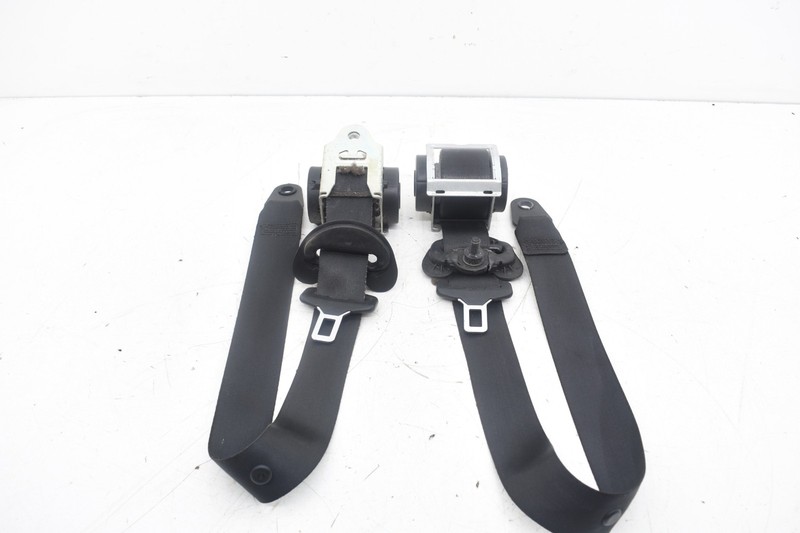 2009 Mini Cooper S R56 Front Left Right Seat Belt Retractors Set Black OEM KW83