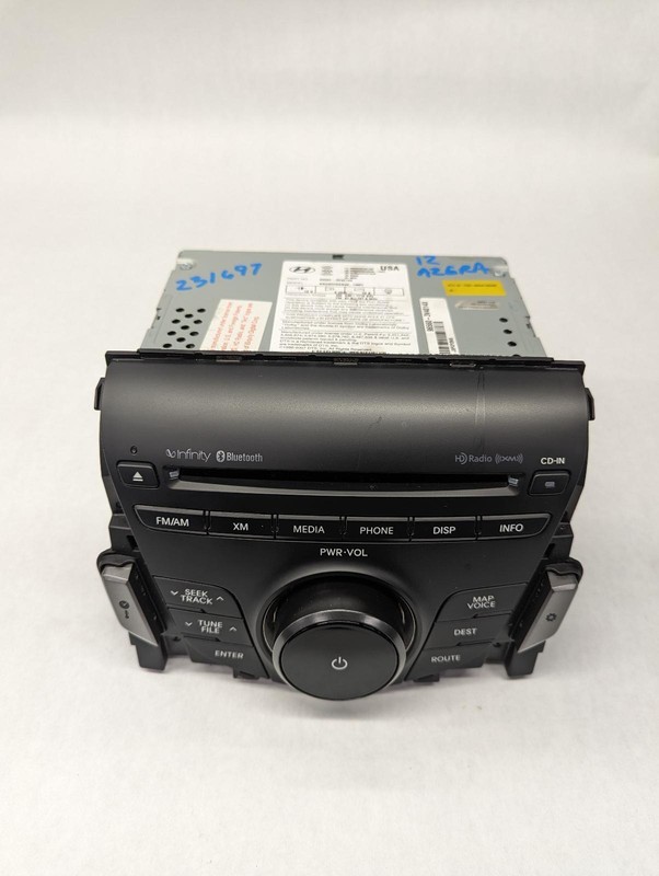 2012 HYUNDAI AZERA radio receiver 965603V4014X OEM 12 13