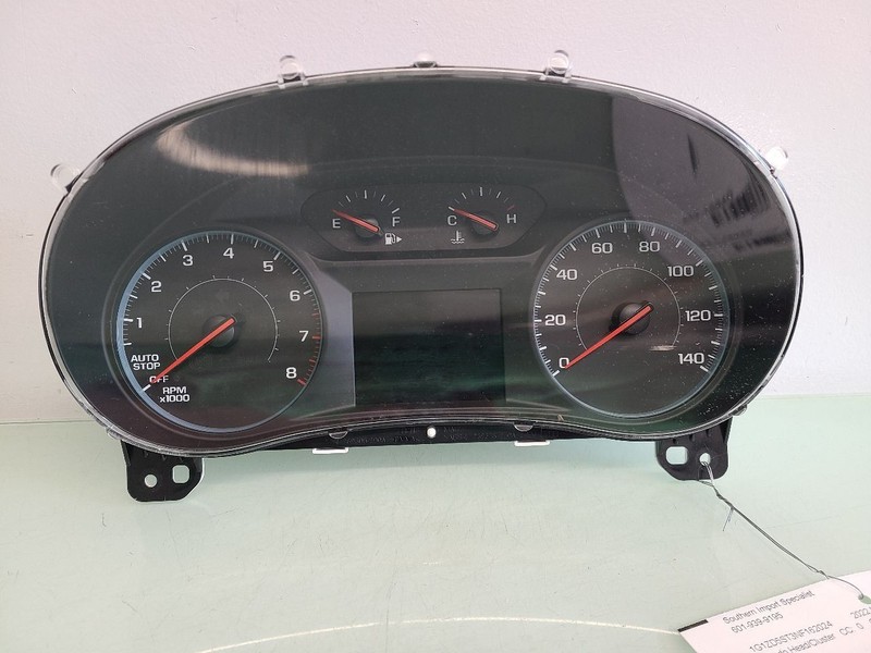 Speedometer Cluster 1 Color Graphic Display Opt Udc Fits 22-25 MALIBU 588143