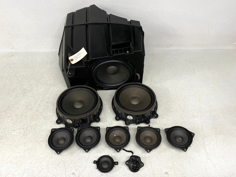 ⭐2017-2023 TESLA MODEL 3 INTERIOR SPEAKER SUBWOOFER TWEETER SET OF 10 LOT2425