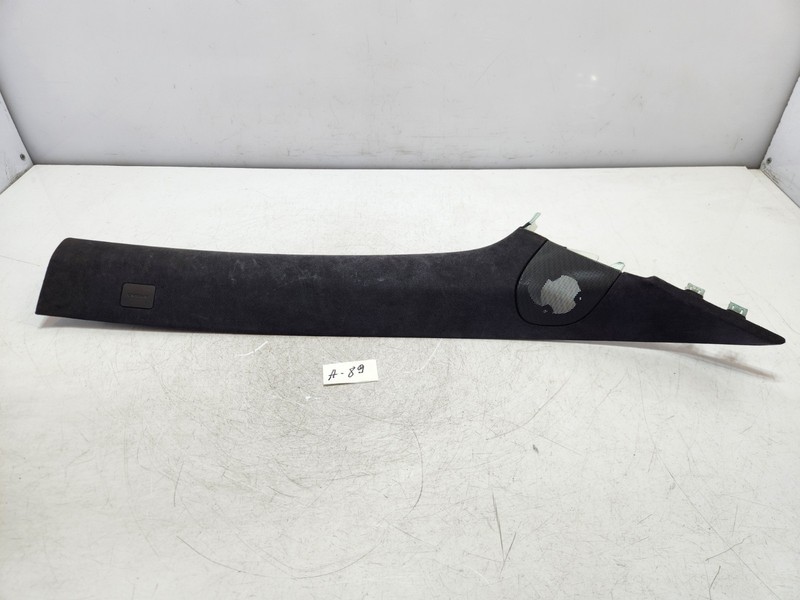 ✅ 12-20 OEM Tesla Model S Front Right Side A Pillar Trim Black Alcantara