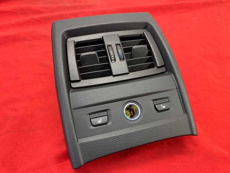 BMW F30 F32 F36 Rear Center Console AC Vent Heated Seat Trim Panel Cover OEM✅