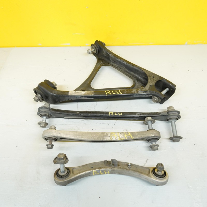 2013-2018 PORSCHE CAYENNE LEFT DRIVER REAR SIDE SUSPENSION CONTROL ARM SET OF 4
