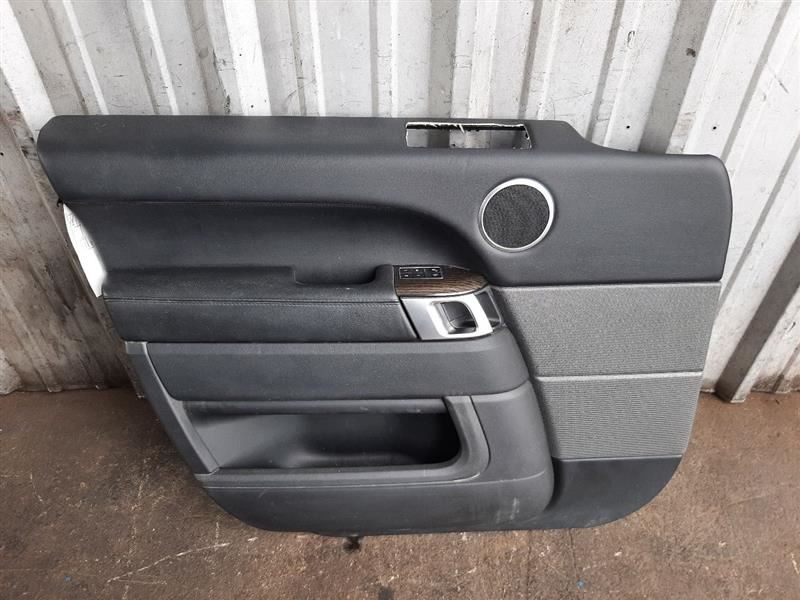 Range Rover Sport L494 Left Front Door Panel Trim Cover Card Black Leather
