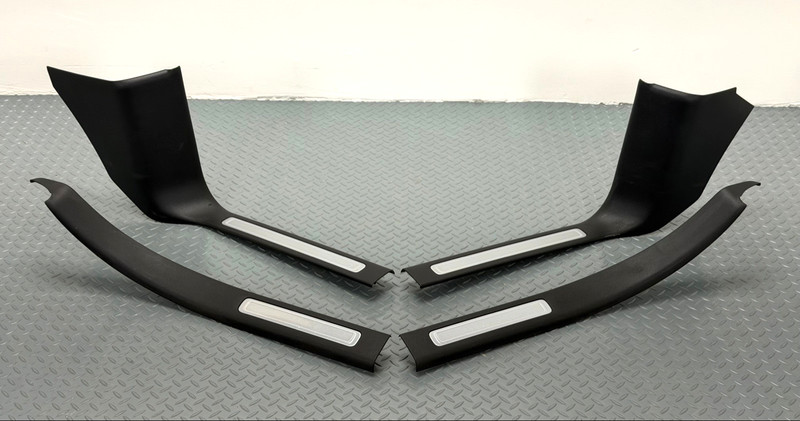 ✅ 2019-24 RAM 1500 Laramie SCUFF PLATE PANEL SET Black FRONT REAR TRIM SILL OEM
