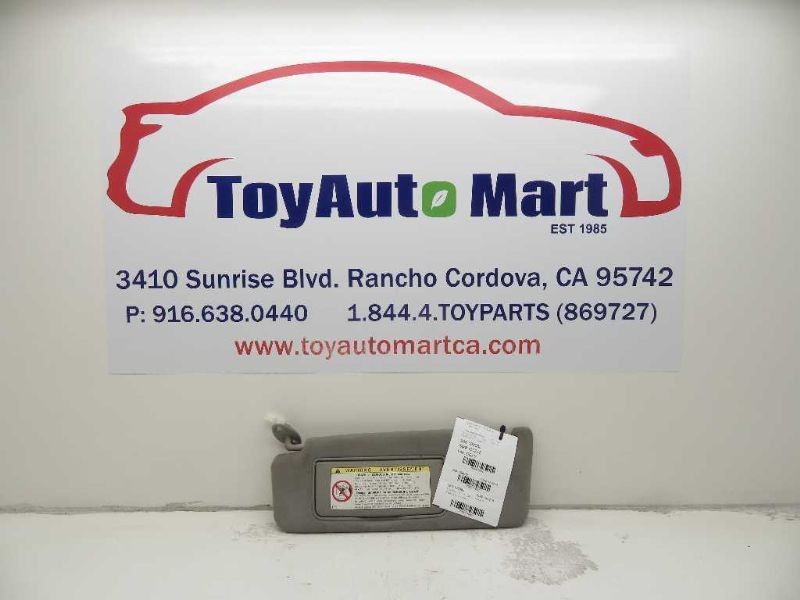 Driver Left Sun Visor Illuminated Fits 01-06 LEXUS GS300 71682
