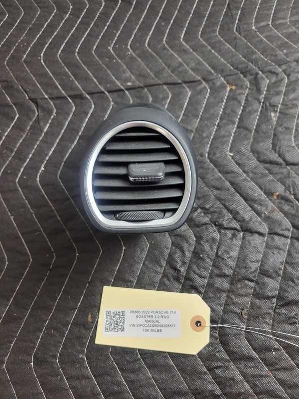 PORSCHE BOXSTER 718 Dash Center Right A/C Heater Air Vent USED OEM 982819202D