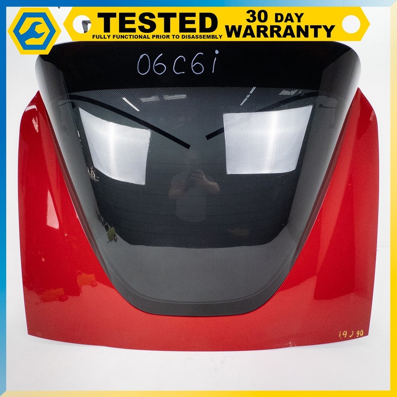 05-13 CHEVROLET CORVETTE C6 REAR TRUNK LID LIFTGATE TAILGATE HATCH SHELL RED OEM
