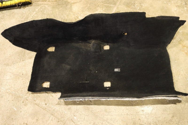1997-2004 Chevy Corvette Floor Carpet Panel Front Right Passenger Side Black OEM