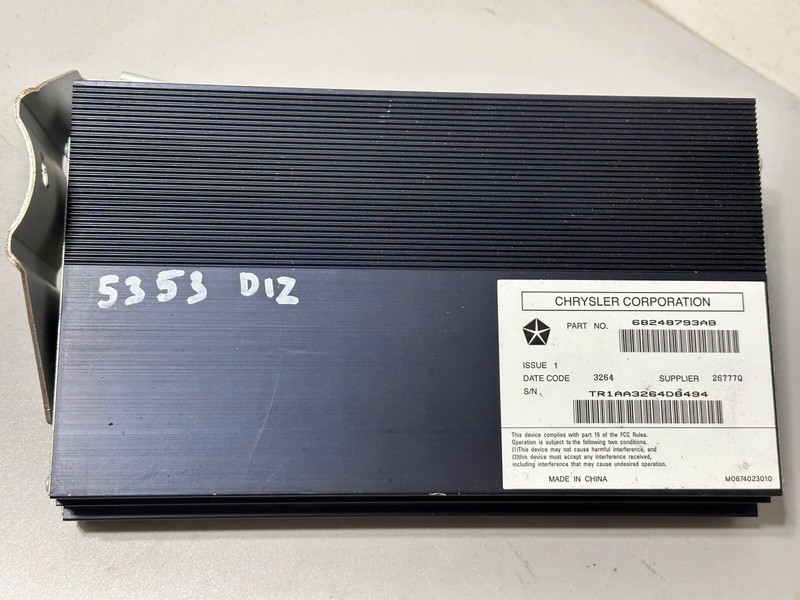 ✅ 2013-2022 classic Dodge Ram Crew Cab Audio Radio Amplifier AMP OEM 68248793AB