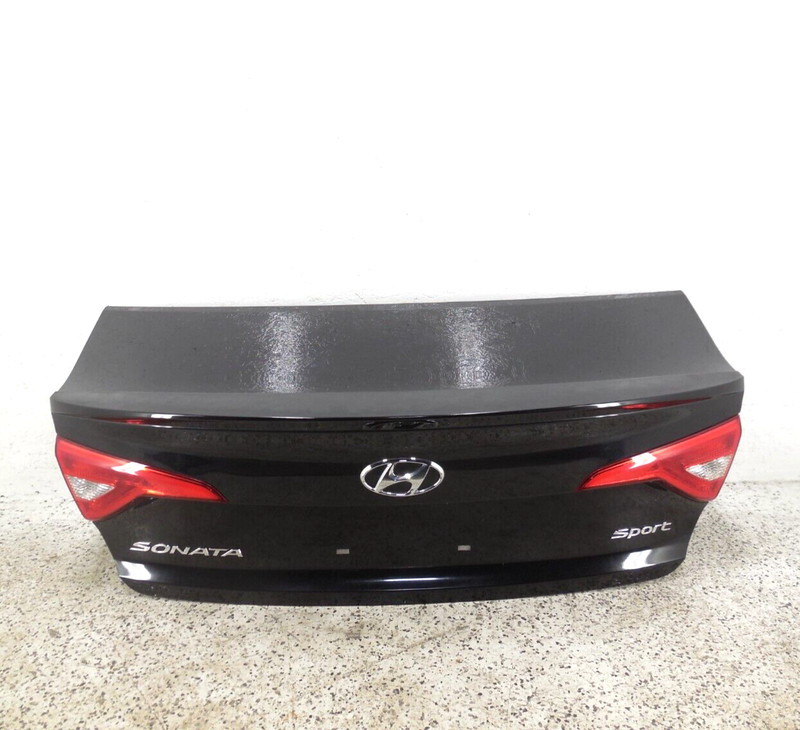 15-17 Hyundai Sonata Trunk Deck Lid W/ Camera, Spoiler & Lights US Built OEM S3