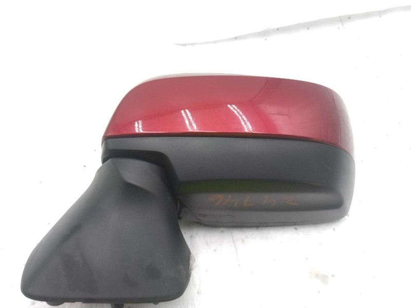 2016 Subaru Legacy Left Door Mirror Assembly Red 697195, 81000 Miles