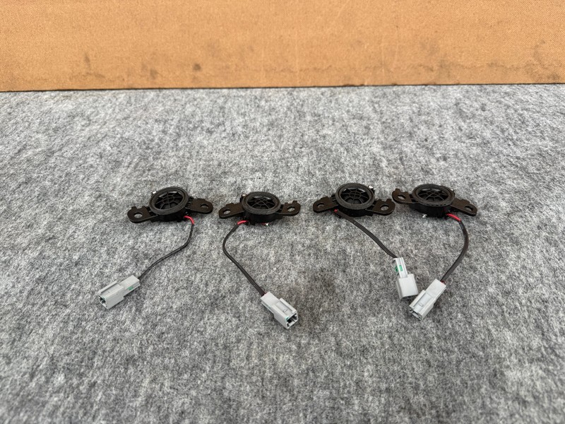 KIA STINGER 2018-2023 OEM FRONT REAR LEFT & RIGHT DOOR HARMAN TWEETERS (SET)