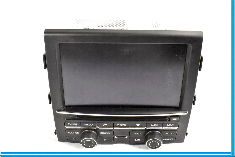 11-13 Porsche 958 Cayenne Navigation GPS Radio CD Player Display Assembly OEM