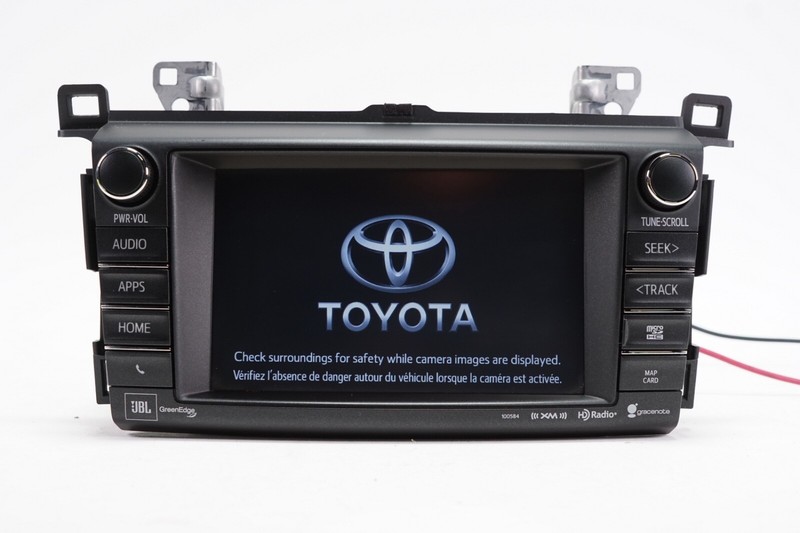 TOYOTA RAV4 Navigation Receiver Radio Head Unit AM-FM CD Player OEM 2015 - 2018