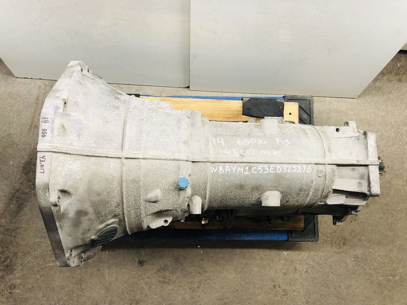 14-16 BMW 650I XDRIVE 4.4L V8 GAS ENGINE AUTO TRANSMISSION GEAR BOX 43K OEM #6