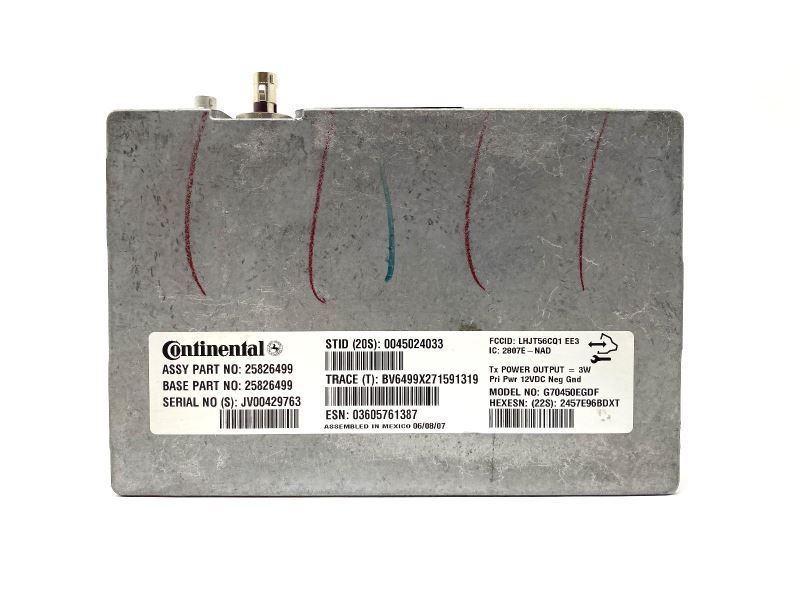 OnStar Communication Control Module 2007-2008 Chevrolet Silverado 1500 74967