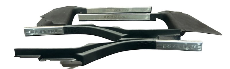 2013-2018 DODGE RAM 1500 2500 3500 DOOR SILL SCUFF PLATES TRIM COVER 4 SET OEM