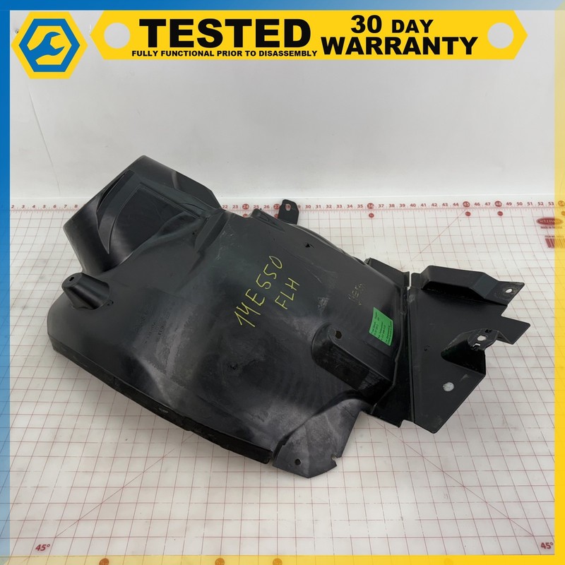 14-17 W204 FRONT LEFT SIDE FENDER LINER SPLASH SHIELD GUARD rear section OEM