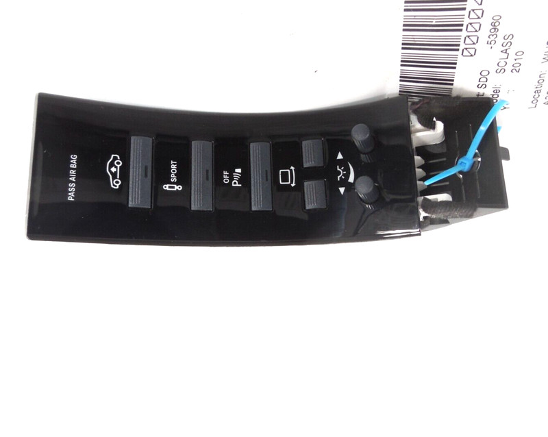 2010 10 Mercedes-Benz S550 Cluster Control Switch Panel OEM