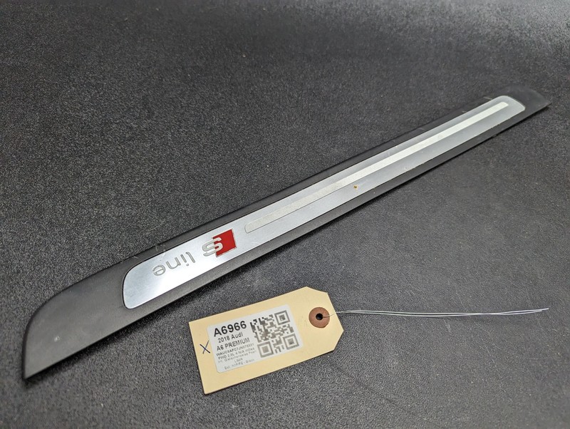 Front Left Door Sill Scuff Plate Insert 2018 Audi A6 4G0853373 2012- 2016 2017 X
