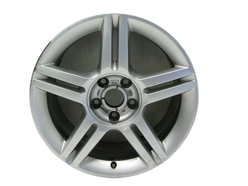 04-08 AUDI B7 A4 QUATTRO FWD RIM WHEEL 5 DOUBLE SPOKE OEM 7.5 17" 040521 4