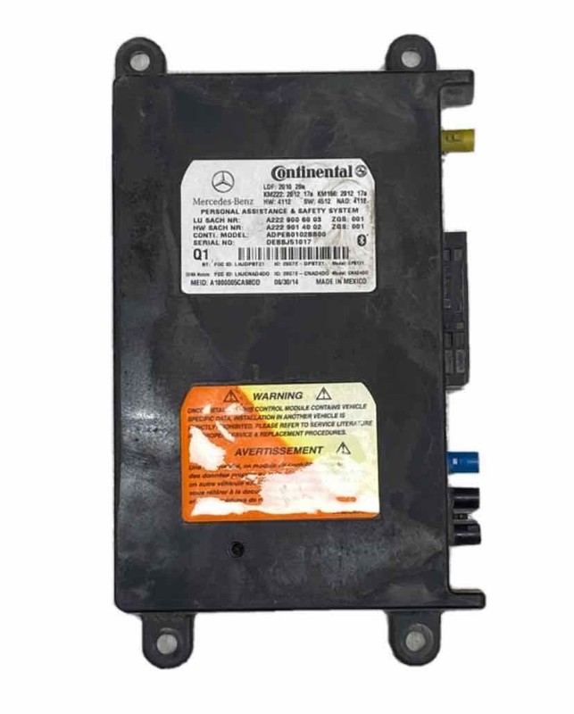 Mercedes CLA250 communication 14 telematics control module unit OEM A2229006003