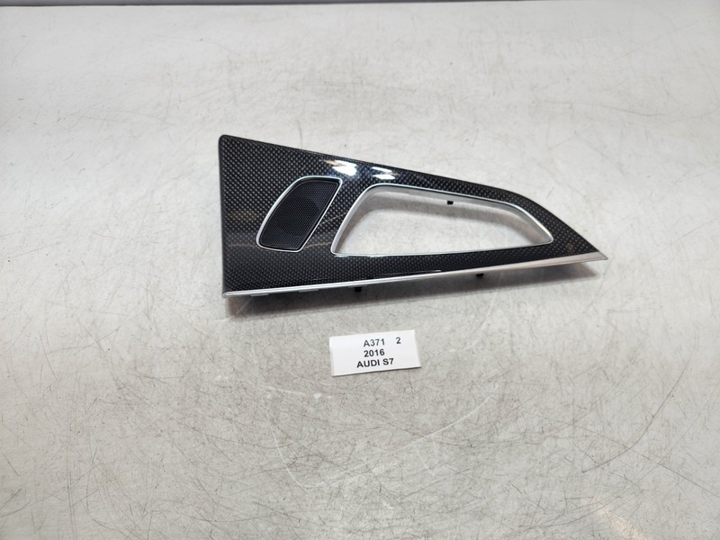 ✅ 2014-2018 OEM Audi RS7 A7 S7 Rear Left Driver Door Panel Trim Carbon Fiber